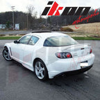 2004-2010 Mazda RX8 OE Style Unpainted Black Side Skirts Extension PU
