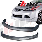 2005-2006 Acura RSX DC5 MU Style Unpainted Black Front Bumper Lip PU