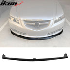 2007-2008 Acura TL Type S CS Style Unpainted Black Front Bumper Lip PU