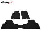 Car Floor Mat for 2008-2013 Infiniti G37 Coupe Black Nylon 3PC