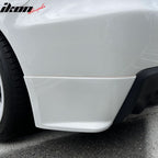 2008-2015 Mitsubishi Lancer EVO Style Unpainted Rear Bumper Aprons PU