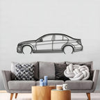 2009 C63 AMG Metal Car Wall Art - MT0382