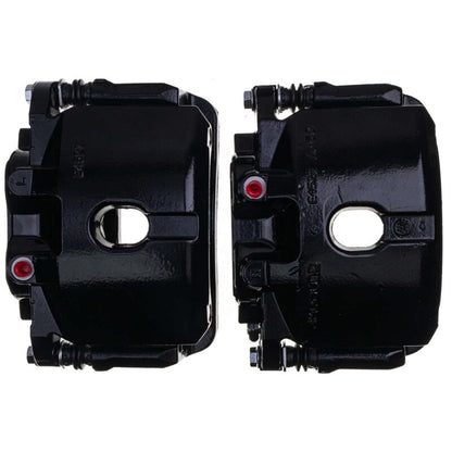 Power Stop 03-06 Cadillac Escalade Rear Black Caliper - Pair w/Bracket