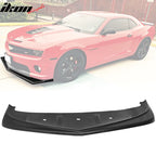 2010-2013 Camaro V8 SS Z28 Style Unpainted Black Front Bumper Lip PU