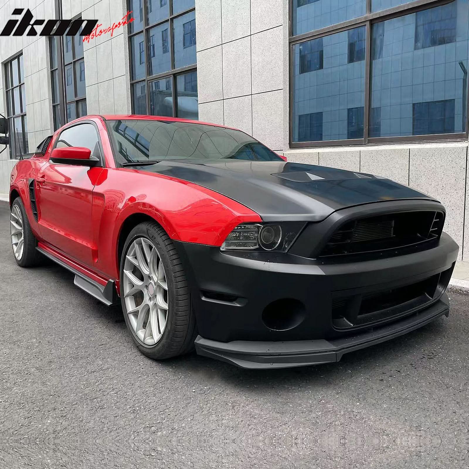 2010-2014 Ford Mustang GT500 Style Hood Aluminum Air Intake Panel