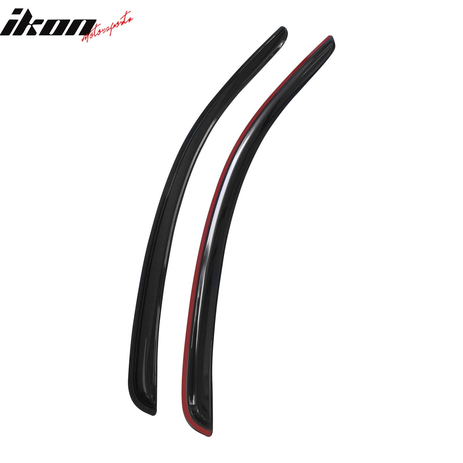 2010-2014 Ford Mustang 2Pc Set Window Visors Acrylic