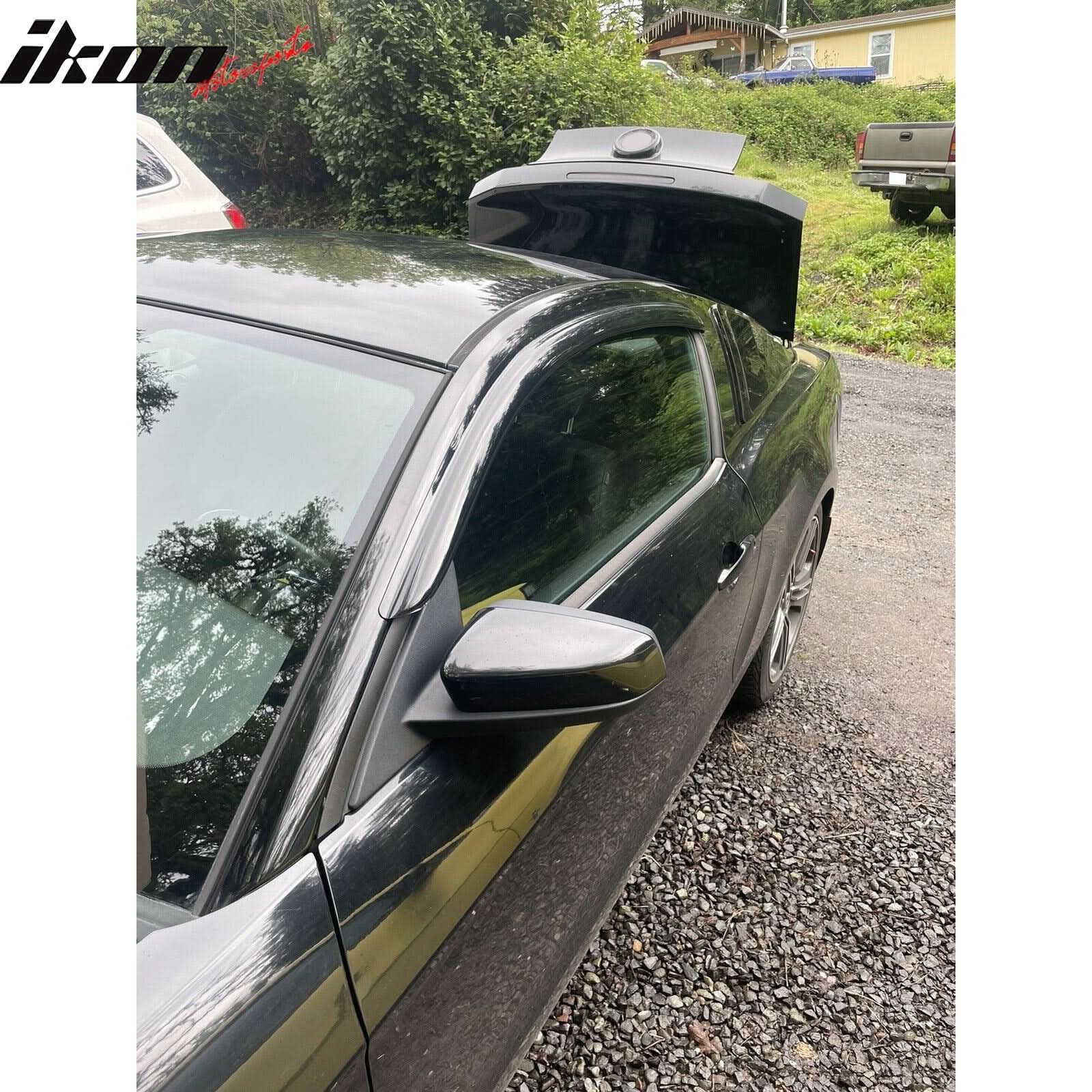 2010-2014 Ford Mustang 2Pc Set Window Visors Acrylic