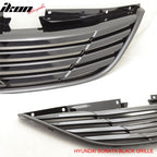 2011-2014 Hyundai Sonata Horizontal Style Front Upper Hood Grille ABS