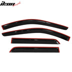 2011-2024 Dodge Durango Slim Style Smoke Tinted Window Visor Acrylic