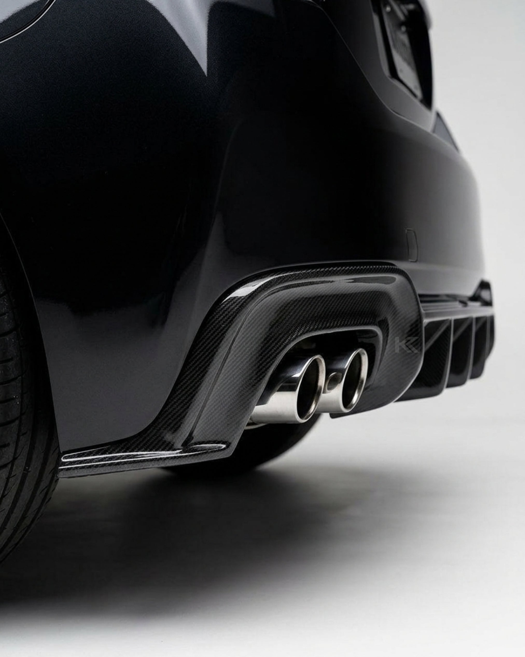 Audi A5 S-Line / S5 B9 Sportback 4-Door Carbon Fiber Rear Bumper Diffuser Lip 2020 - 2021