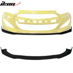 2013-2016 Hyundai Genesis Coupe IKON Style Blcak Front Bumper Lip PU
