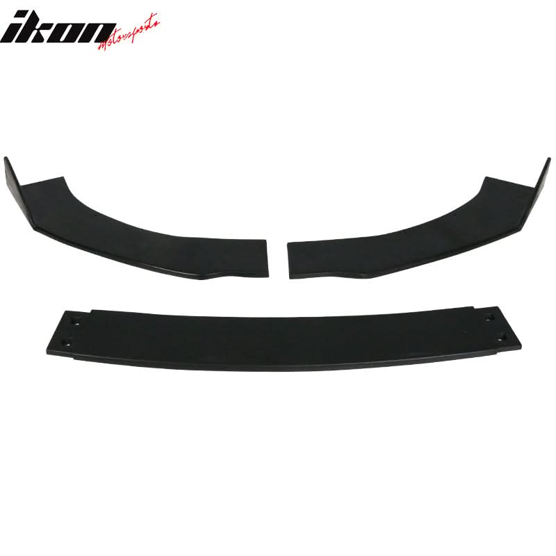 2013-2016 Hyundai Genesis Coupe IKON Style Blcak Front Bumper Lip PU