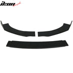 2013-2016 Hyundai Genesis Coupe IKON Style Blcak Front Bumper Lip PU