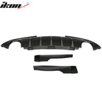 2013-2017 Dodge Dart IKON Style Unpainted Rear Bumper Diffuser PU
