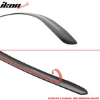 2013-2020 Subaru BRZ Toyota 86 Smoke Tinted Window Visor Acrylic 2PCS