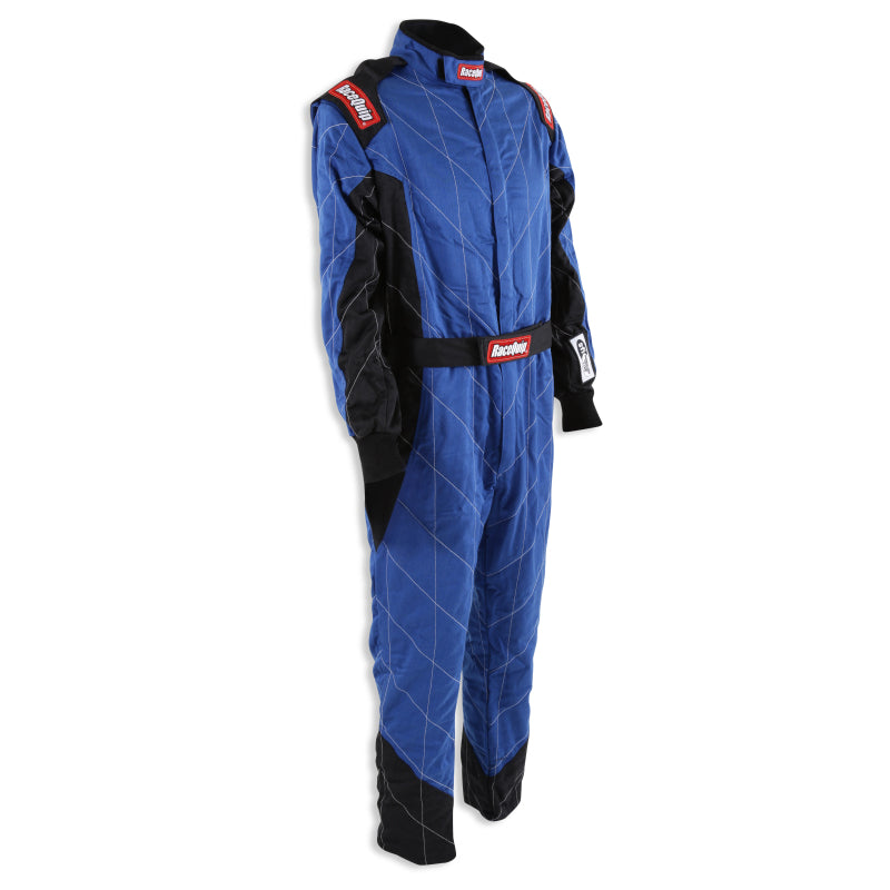 RaceQuip Blue Chevron-5 Suit SFI-5 - Medium