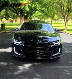 2014-2015 Chevy Camaro ZL1 Style Front Bumper DRL Fog Lights Headlamps