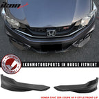 2014-2015 Honda Civic 2DR Coupe HF-P Front Bumper Lip + Side Skirts PU