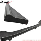 2014-2015 Honda Civic 2DR Coupe HF-P Front Bumper Lip + Side Skirts PU