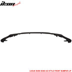 2014-2016 Lexus IS F Sport AG Unpainted Black Front Bumper Lip PU