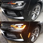 2014-2019 Cadillac CTS ATS Black Housing Side Marker Light Corner Lamp