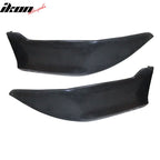 2014-2019 Toyota Corolla Rear Bumper Lip Aprons Unpainted Black PU