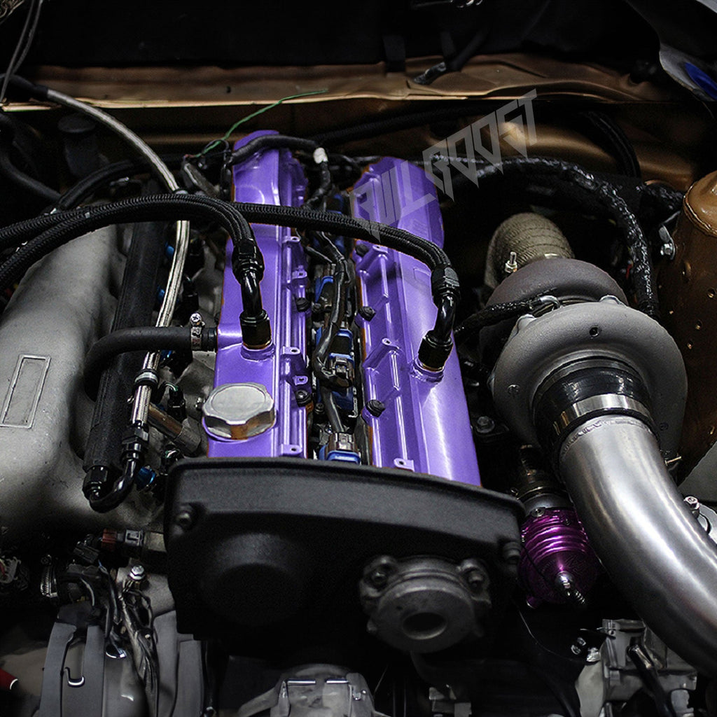 RB20 RB25 RB26 DET T4 Top Mount Turbo Manifold For Nissan GTR 44mm Twin Scroll - Bull Boost Performance
