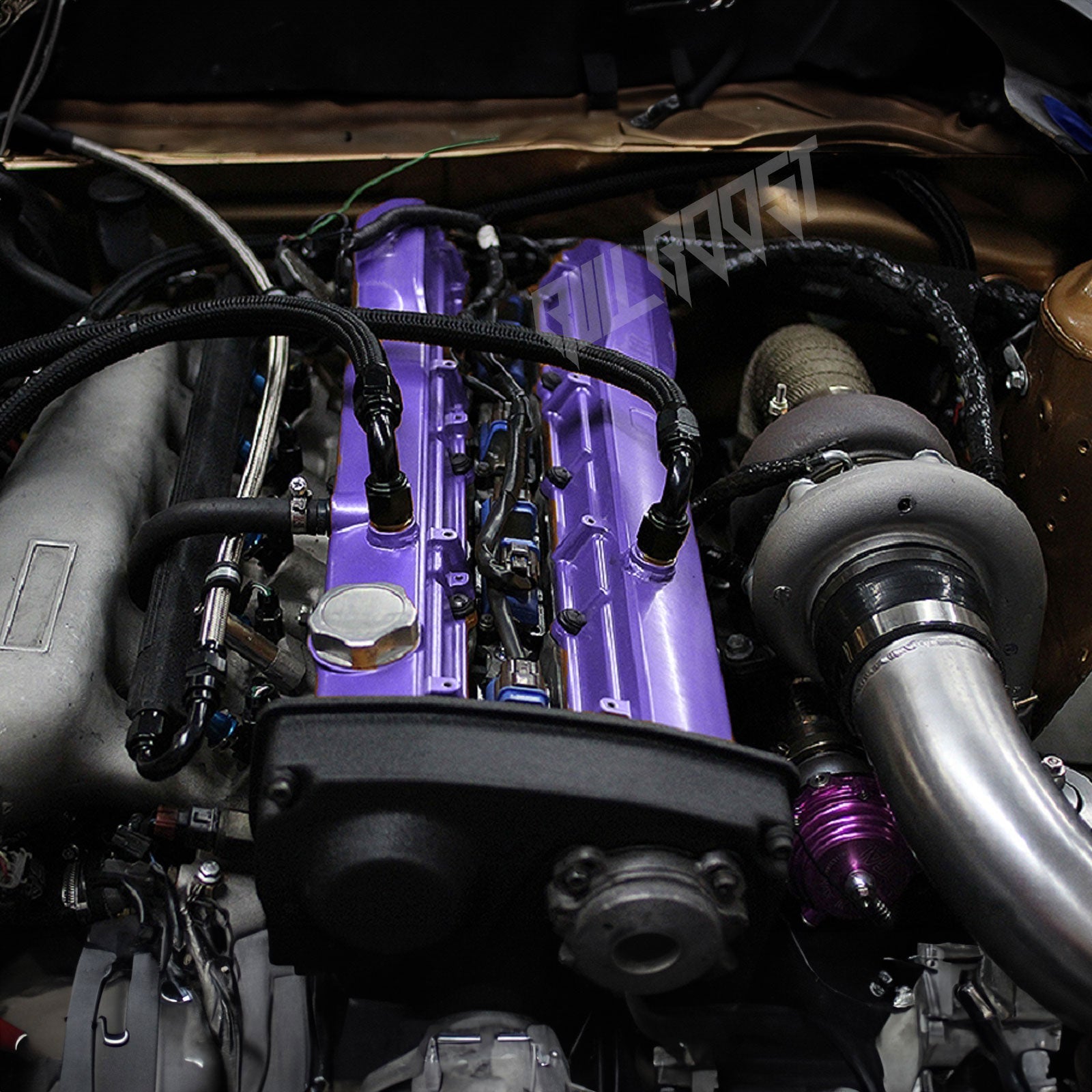 RB20 RB25 RB26 DET T4 Top Mount Turbo Manifold For Nissan GTR 44mm Twin Scroll - Bull Boost Performance