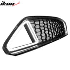 2015-2017 Ford Mustang Unpainted Front Hood Upper Grille w/ LED Lights