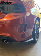 2015-2023 Dodge Charger Matte Black Rear Bumper Lip Aprons Pair PP