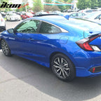 2016-2020 Honda Civic Coupe HFP Style Unpainted 2PCS Side Skirts PU
