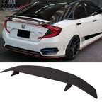 2016-2021 Honda Civic IKON Type A Primer Black Rear Spoiler Wing ABS