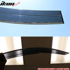 2016-2021 Honda Civic Sedan Smoke Chrome Mugen Window Visors Acylic
