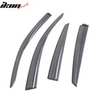 2016-2021 Honda Civic Sedan Transparent Smoke Window Visors Acrylic