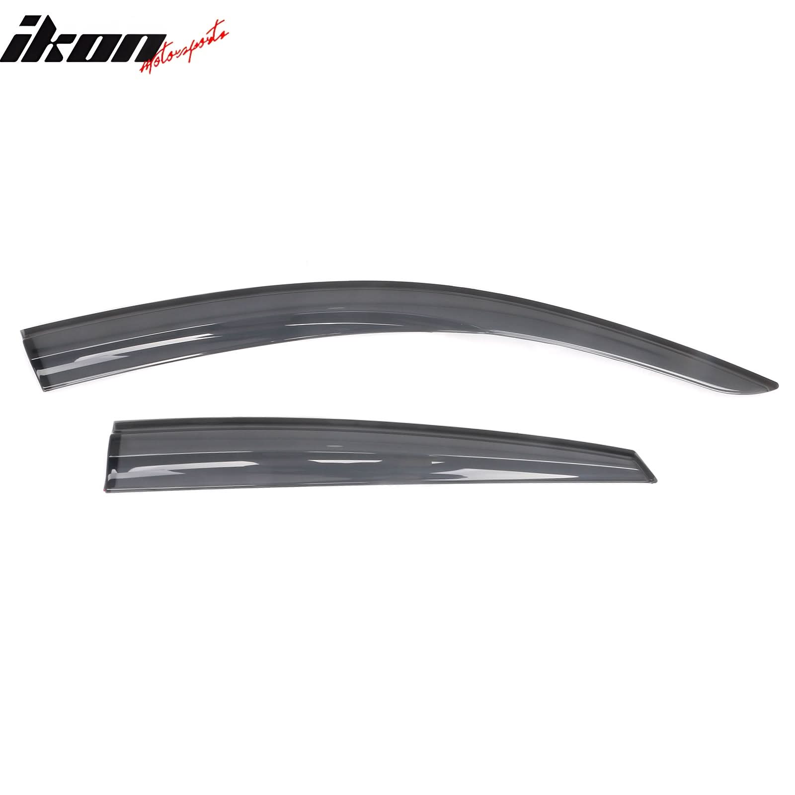 2016-2021 Honda Civic Sedan Transparent Smoke Window Visors Acrylic
