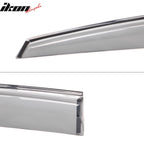 2016-2021 Honda Civic Sedan Transparent Smoke Window Visors Acrylic