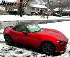 2016-2023 Mazda Miata IKON Type A Glossy Black Rear Spoiler Wing ABS