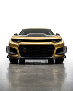 2016-2024 Chevrolet Camaro 1LE Style 2PCS Front Bumper Side Canards PP