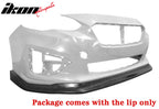 2017-2019 Subaru Impreza CS Style Front Bumper Lip Chin Unpainted PU