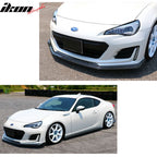 2017-2020 Subaru BRZ CS Style Unpainted Black Front Bumper Lip PU