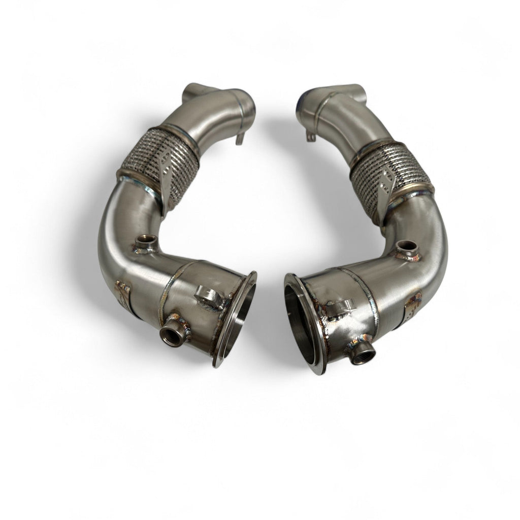 BMW N63R & N63B Catless Race Downpipes - M550i, 750i, M850i, X5, X6, X7