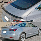 2017-2023 Tesla Model 3 IKON Style Rear Spoiler Carbon Fiber
