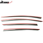 2017-2024 Tesla Model 3 Smoke Acrylic Window Visors Deflectors 4PCS