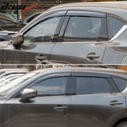 2017-2025 Mazda CX5 Slim Style Smoke Tinted Window Visor Polycarbonate