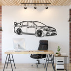 2017 Impreza WRX STI Perspective Metal Car Wall Art - MT1289