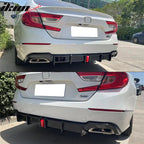2018-2022 Honda Accord Sport LED Rear Lip Diffuser Gloss Black