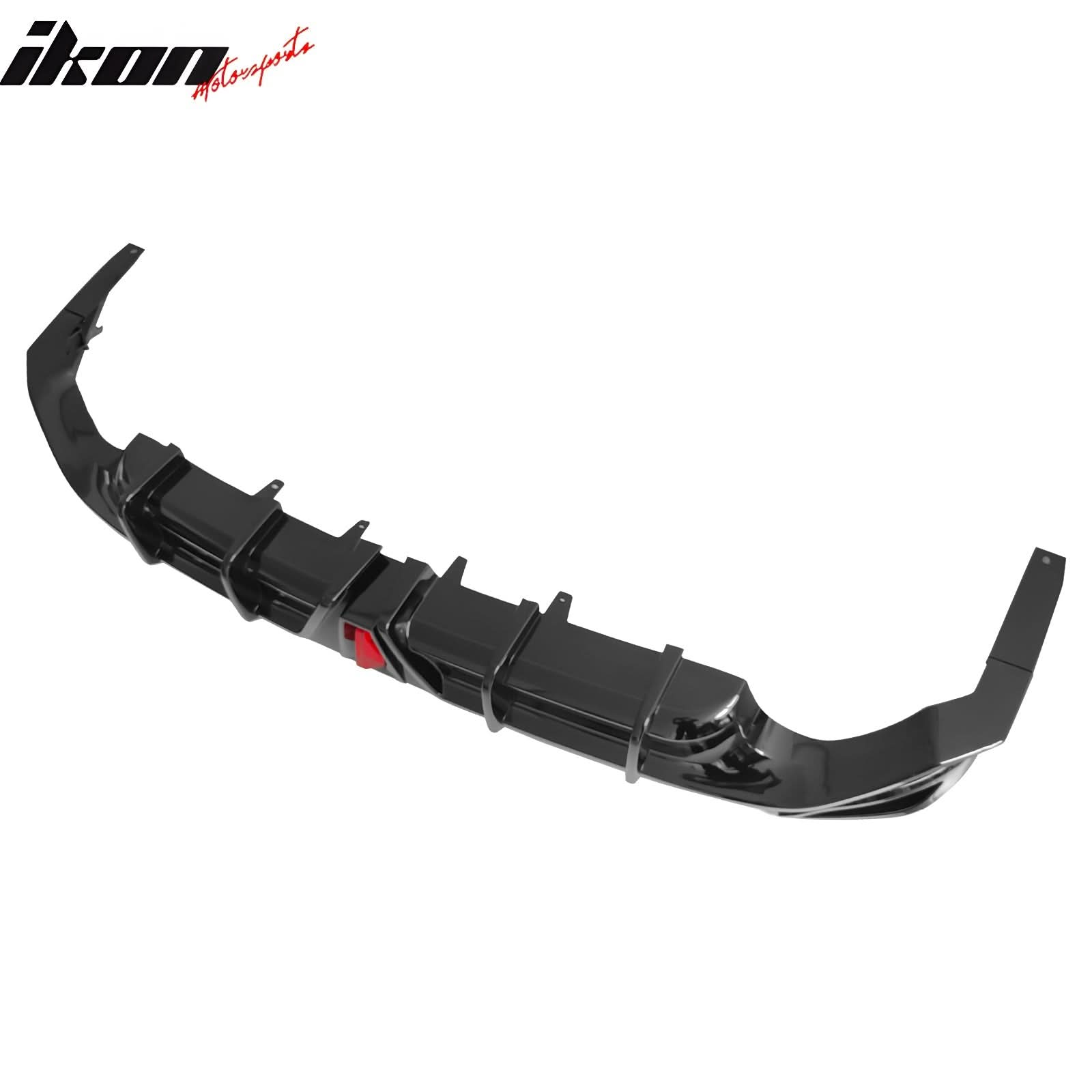 2018-2024 Toyota Camry LE XLE Gloss Black Rear Bumper Diffuser Lip PP