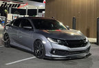 2019-2021 Honda Civic GT Style Unpainted Front Bumper Lip Spoiler PU