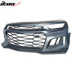 2019-2024 Chevy Camaro ZL1 Style Unpainted Front Bumper Guard Cover PP