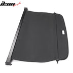 2019-2024 Volvo V60 Wagon Black Trunk Cargo Cover PVC Aluminum Rod